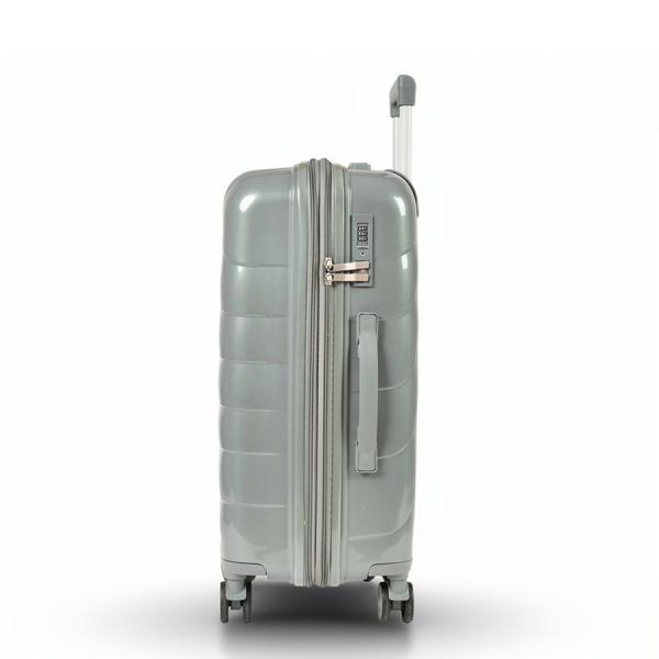medium suitcase polypropylene dark gray 0161599