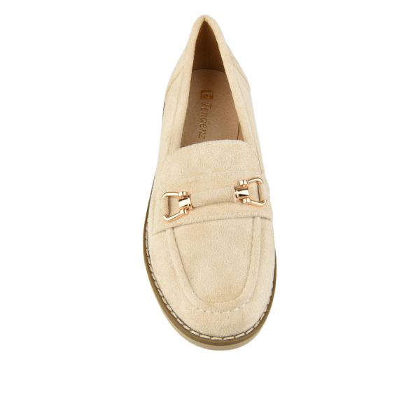 lady's shoes textiles beige 0160474