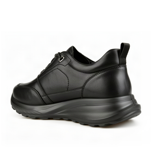 men's shoes genuin leather black 0162757