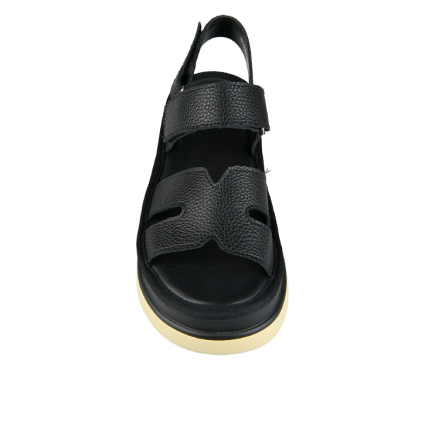 sandale damă piele naturală negru 0164199