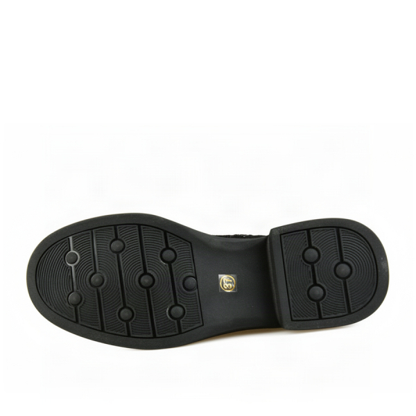 lady's boots genuin leather black 0162681