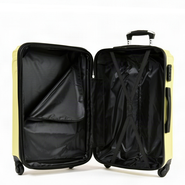 medium suitcase ABS plastic green 0163664