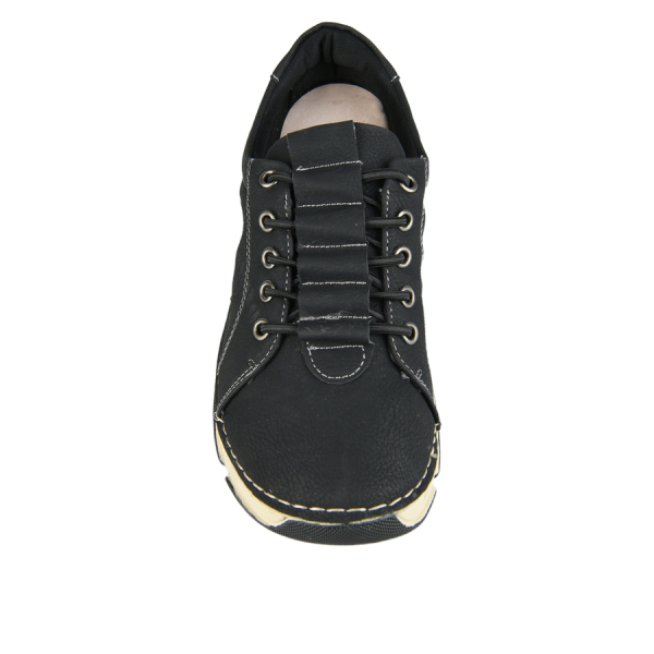 pantofi damă piele ecologică negru 0162747