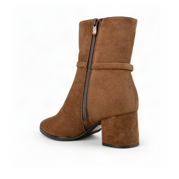 lady's boots textiles brown 0162522