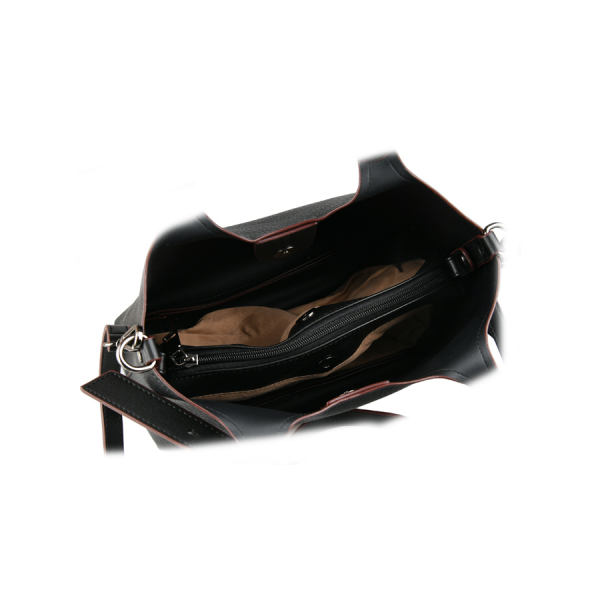 lady's bag synthetic leather black 0163277