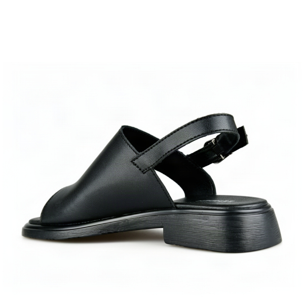 sandale damă piele naturală negru 0163741