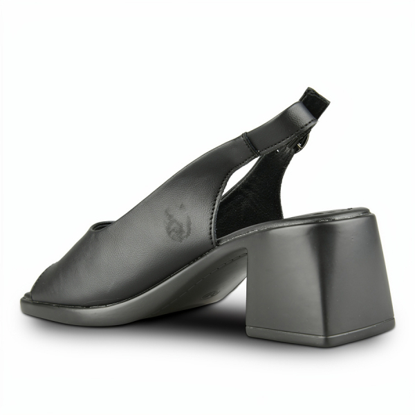 sandale damă piele naturală negru 0162046