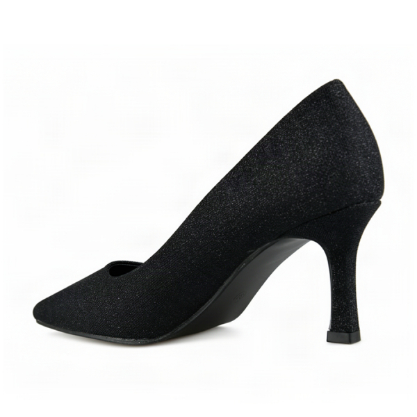 lady's shoes synthetic leather black 0162996
