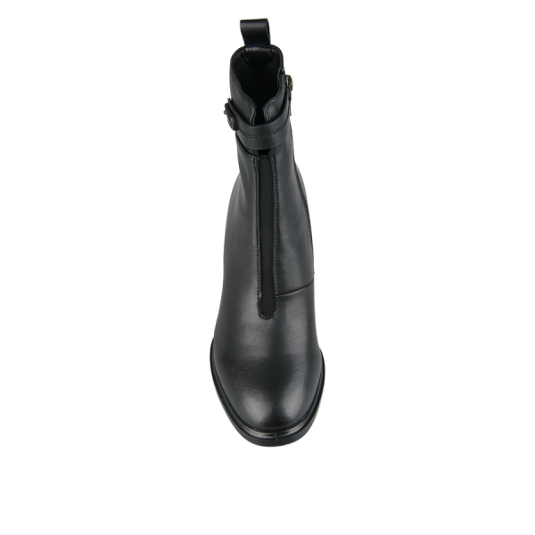 lady's boots genuin leather black 0162647