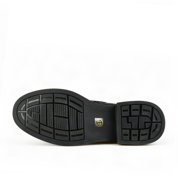 lady's boots genuin leather black 0162655