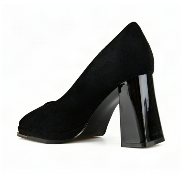 pantofi damă textil negru 0163049