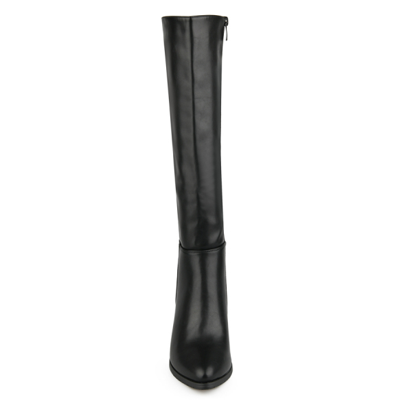 cizme damă piele ecologică negru 0162028