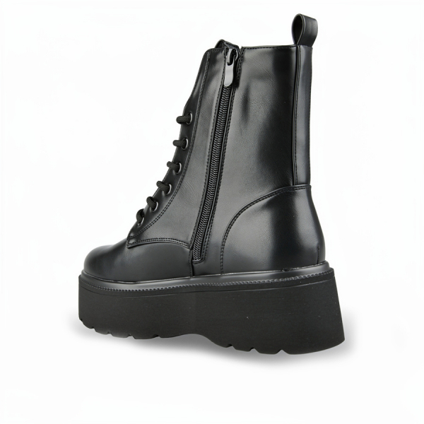 botine damă piele ecologică negru 0162518