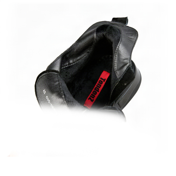 lady's boots genuin leather black 0162681