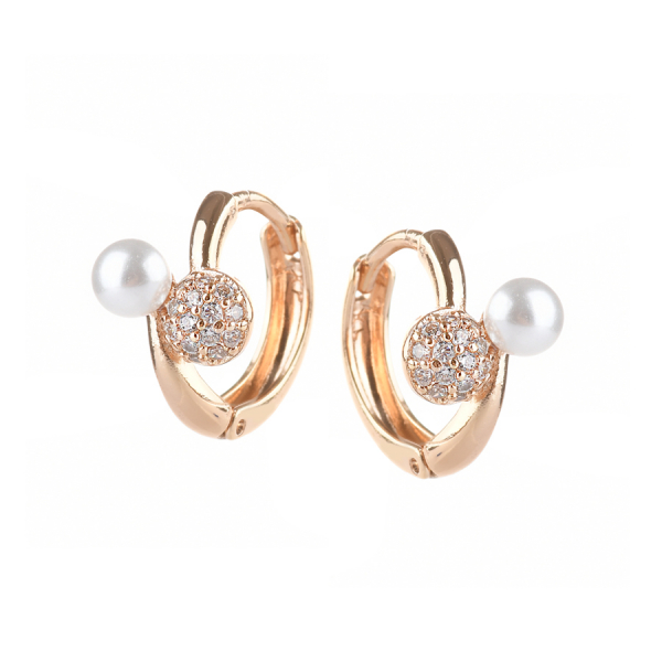 lady's earrings brass  0164761