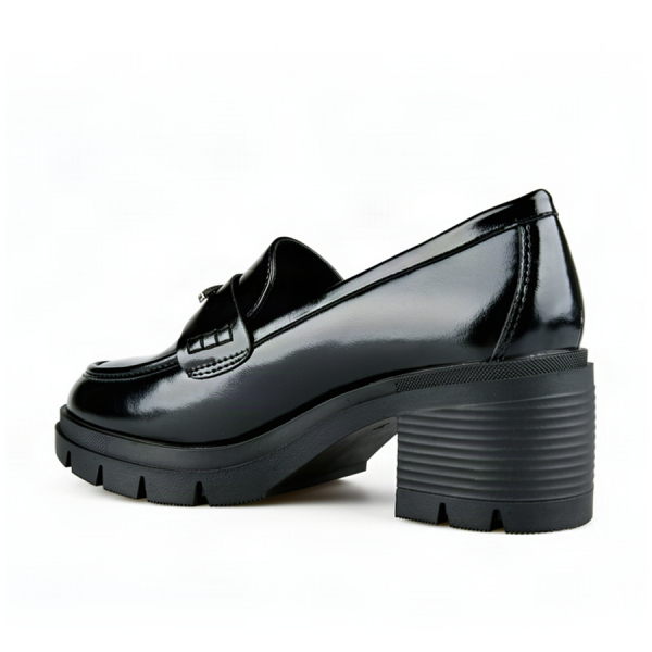 lady's shoes synthetic leather black 0163041