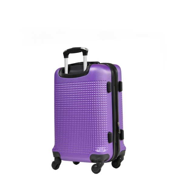small suitcase ABS plastic purple 0163687