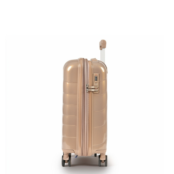 small suitcase polypropylene light brown 0161595