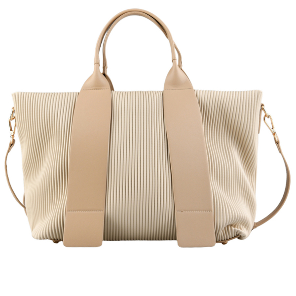 lady's bag synthetic leather beige 0163264