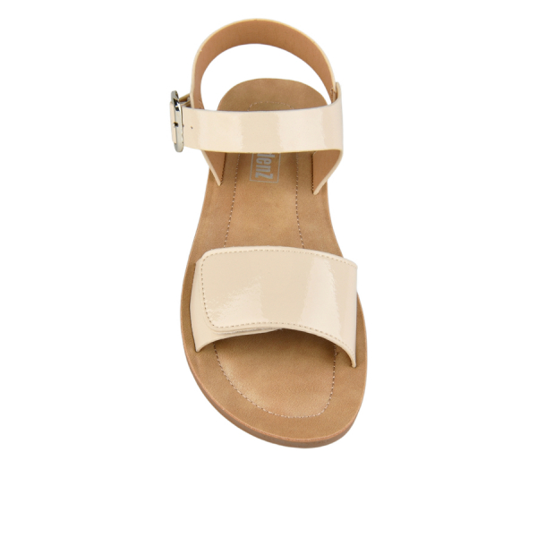 lady's sandals synthetic leather white 0161172