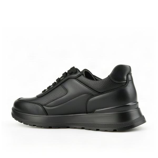men's shoes genuin leather black 0162122