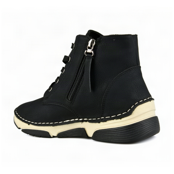 lady's boots synthetic leather black 0163424