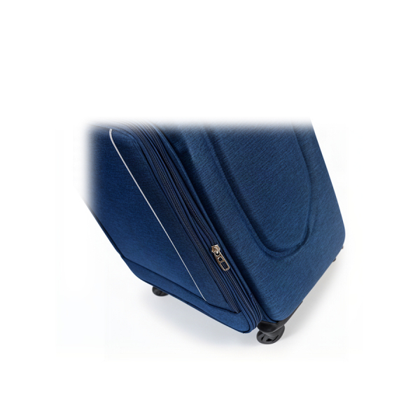 valiză mică textil albastru 0163699