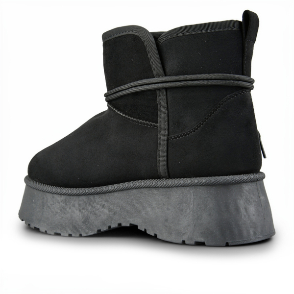 botine de zăpadă damă textil negru 0162976