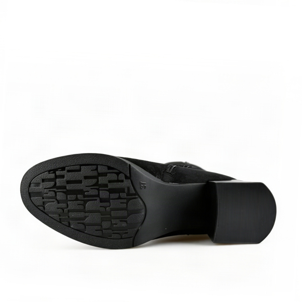 cizme damă textil negru 0163406