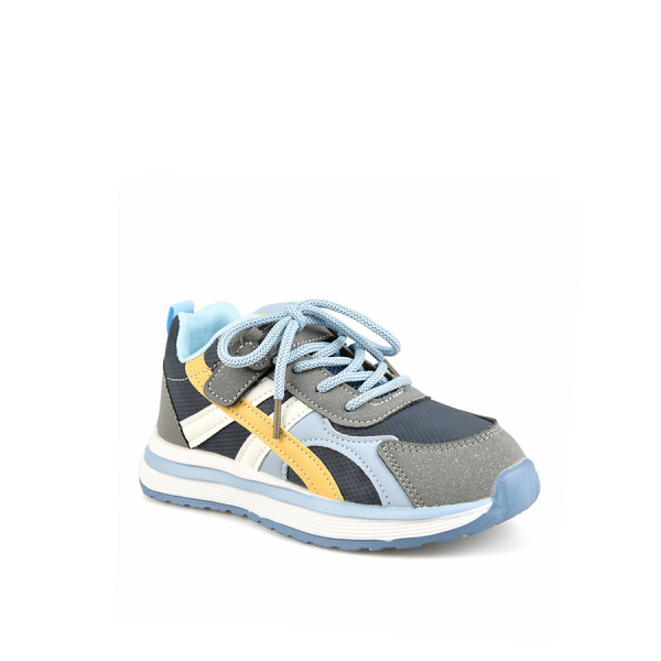 kids sneakers eco leather/textile blue 0161812