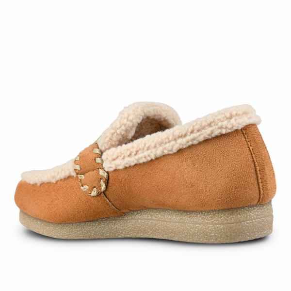 pantofi damă textil maro deschis 0162332