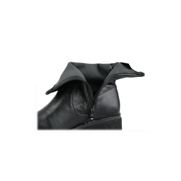 lady's boots synthetic leather black 0162460