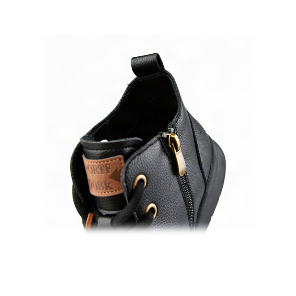 botine damă piele naturală negru 0162856