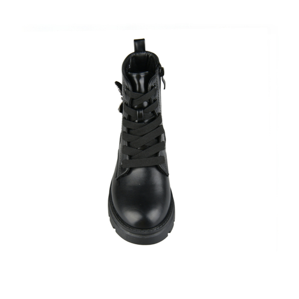 kids boots synthetic leather black 0162542