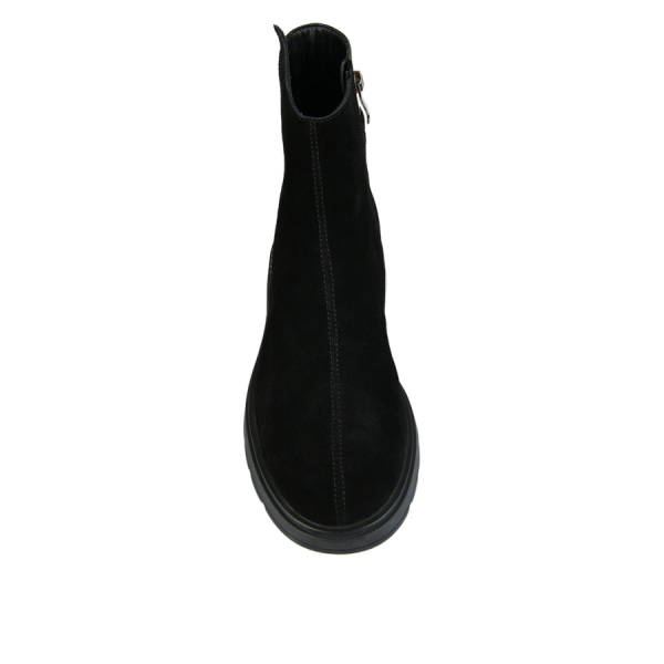 botine damă piele naturală negru 0162880