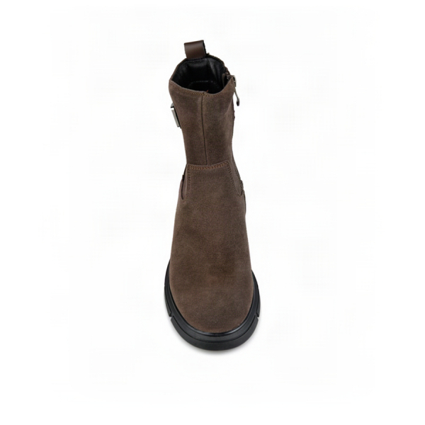 lady's boots genuin leather brown 0163408
