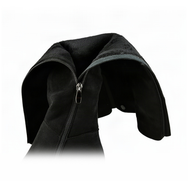 cizme damă textil negru 0163406