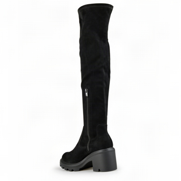 cizme damă textil negru 0163201