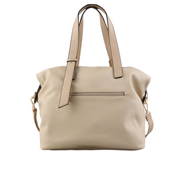 lady's bag synthetic leather beige 0163290