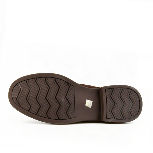 lady's boots genuin leather brown 0163378