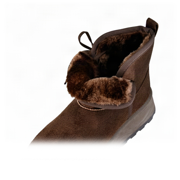 botine damă textil maro 0163237