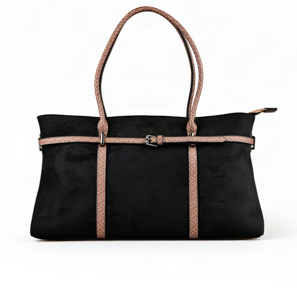 geantă damă textil/piele ecologică negru 0162366