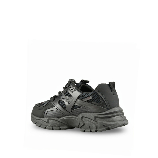 kids sneakers eco leather/textile black 0161801