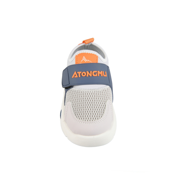 kids sneakers eco leather/textile grey/blue 0161798