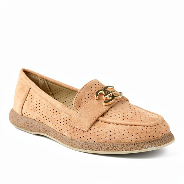 lady's shoes textiles beige