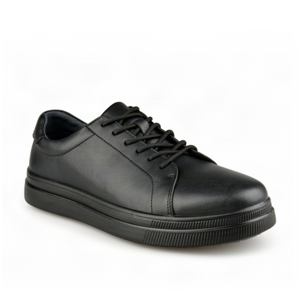men's shoes genuin leather black 0162133