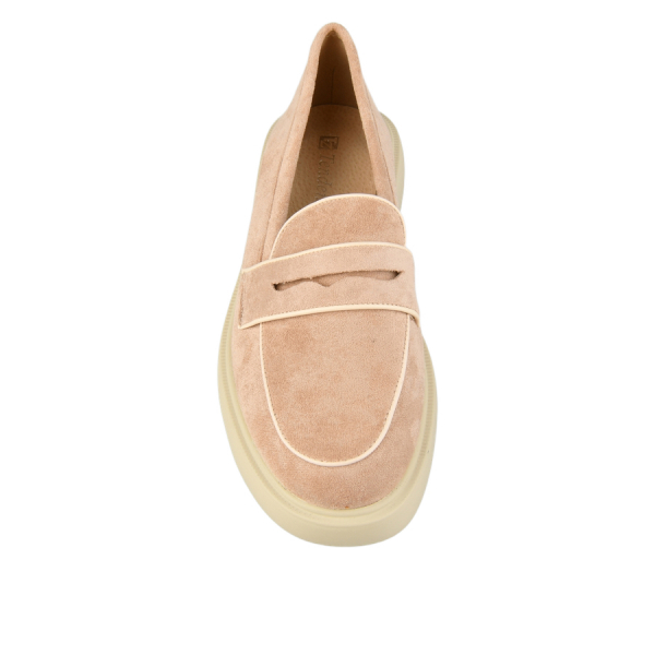 lady's shoes textiles beige 0160479