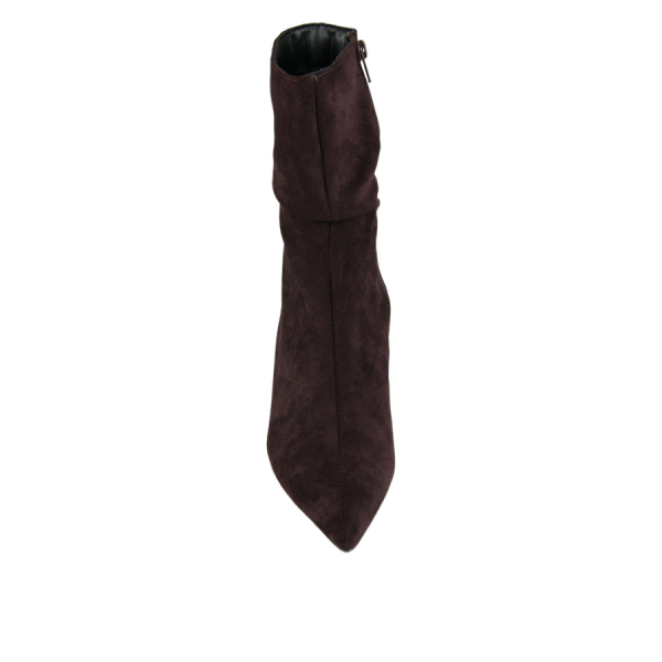 lady's boots textile brown 0162981