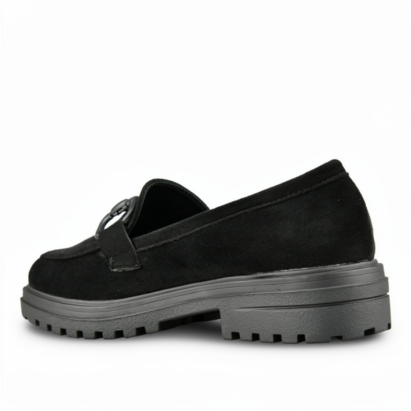 lady's shoes textiles black 0160487