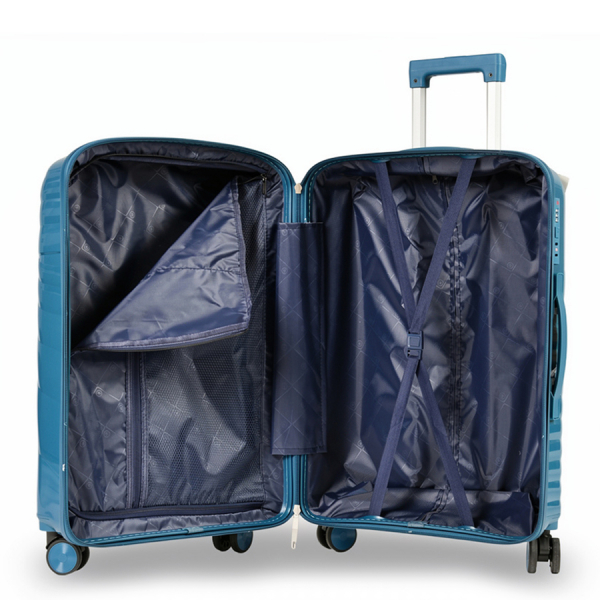 medium suitcase polypropylene blue 0161608
